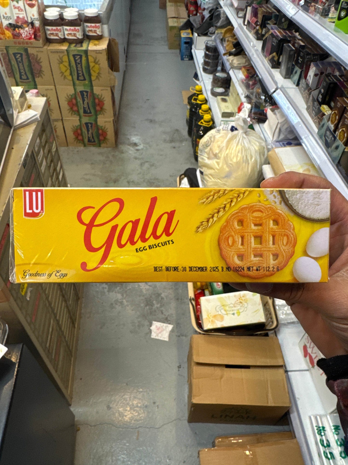 GALA EGG Biscuits 122.2g By LU - AL MODINA
