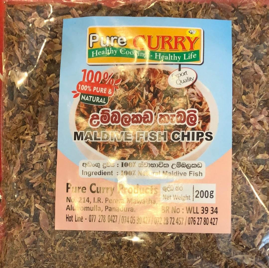 MALDIVE FISH CHIPS 200g - AL MODINA