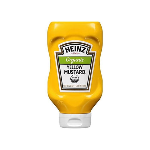 Heinz Organic Yellow Mustard 566g