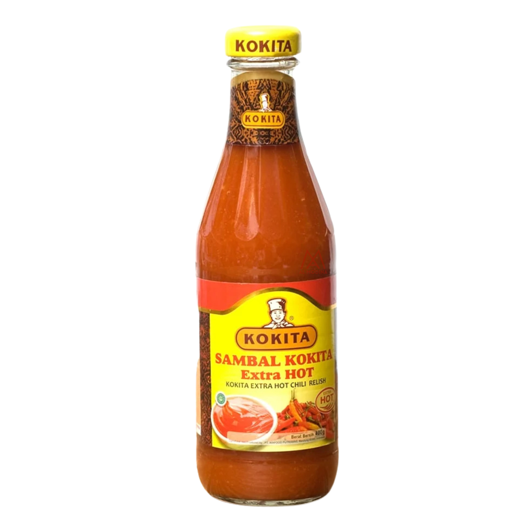 SAMBAL KOKITA EXTRA HOT (KOKITA EXTRA HOT CHILLI RELISH) 400G KOKITA