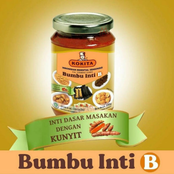 BUMBU INTI B KUNYIT (ESSENTIAL SEASONING FOR TURMERIC DISHES) 350G KOKITA - AL MODINA
