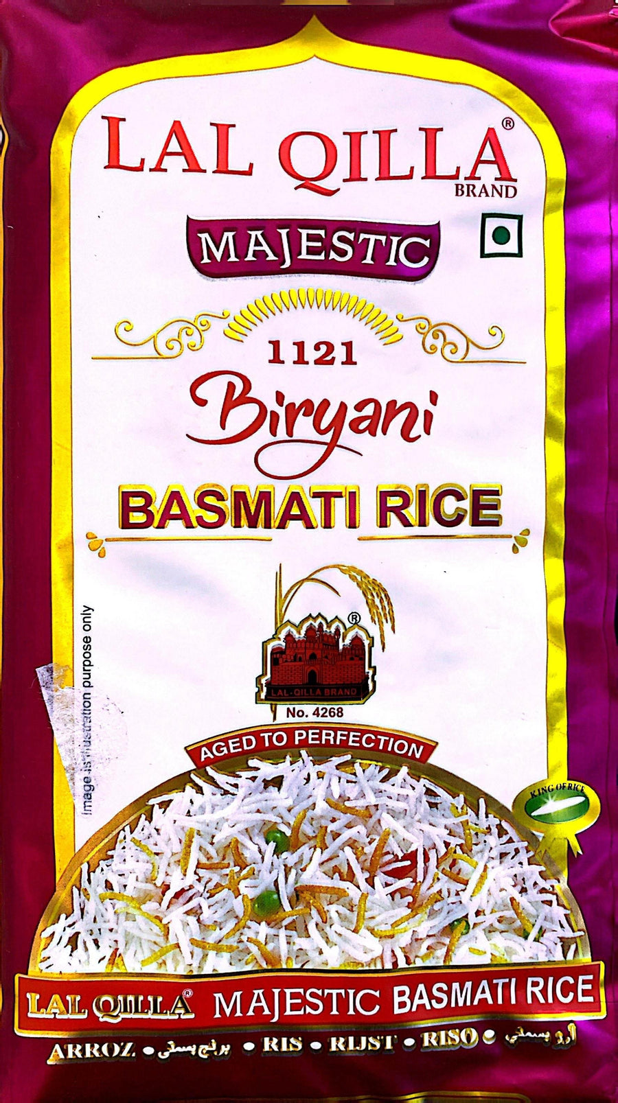 BASMATI RICE LAL QILLA 1kg - AL MODINA