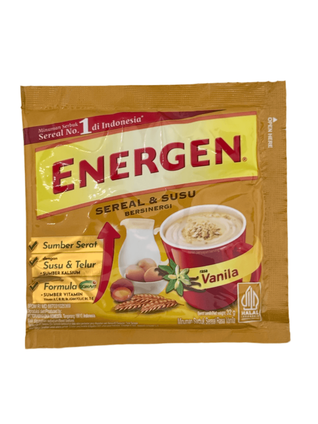 ENERGEN SEREAL & SUSU BERSINERGI Hot Drink Sachets - AL MODINA