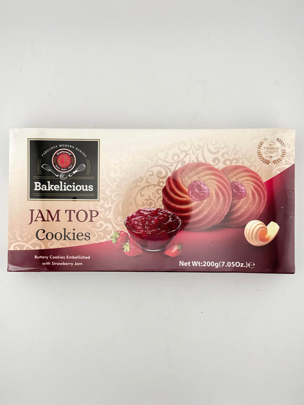 Jam Top Cookies 200g Bakelicious - AL MODINA