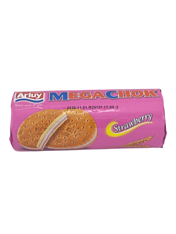 Mega Chok Strawberry Biscuits - AL MODINA