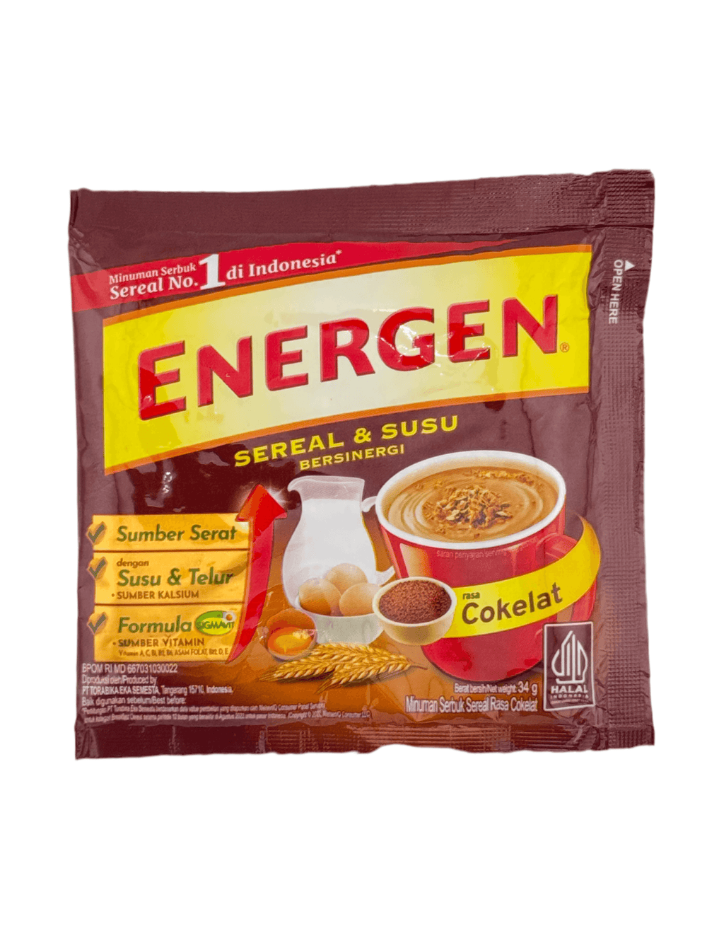 ENERGEN SEREAL & SUSU BERSINERGI Hot Drink Sachets - AL MODINA