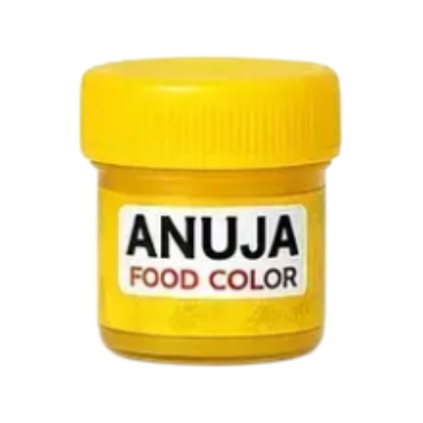 Anuja Food Color Yellow 10g synthetic food colouring at AL MODINA Japan