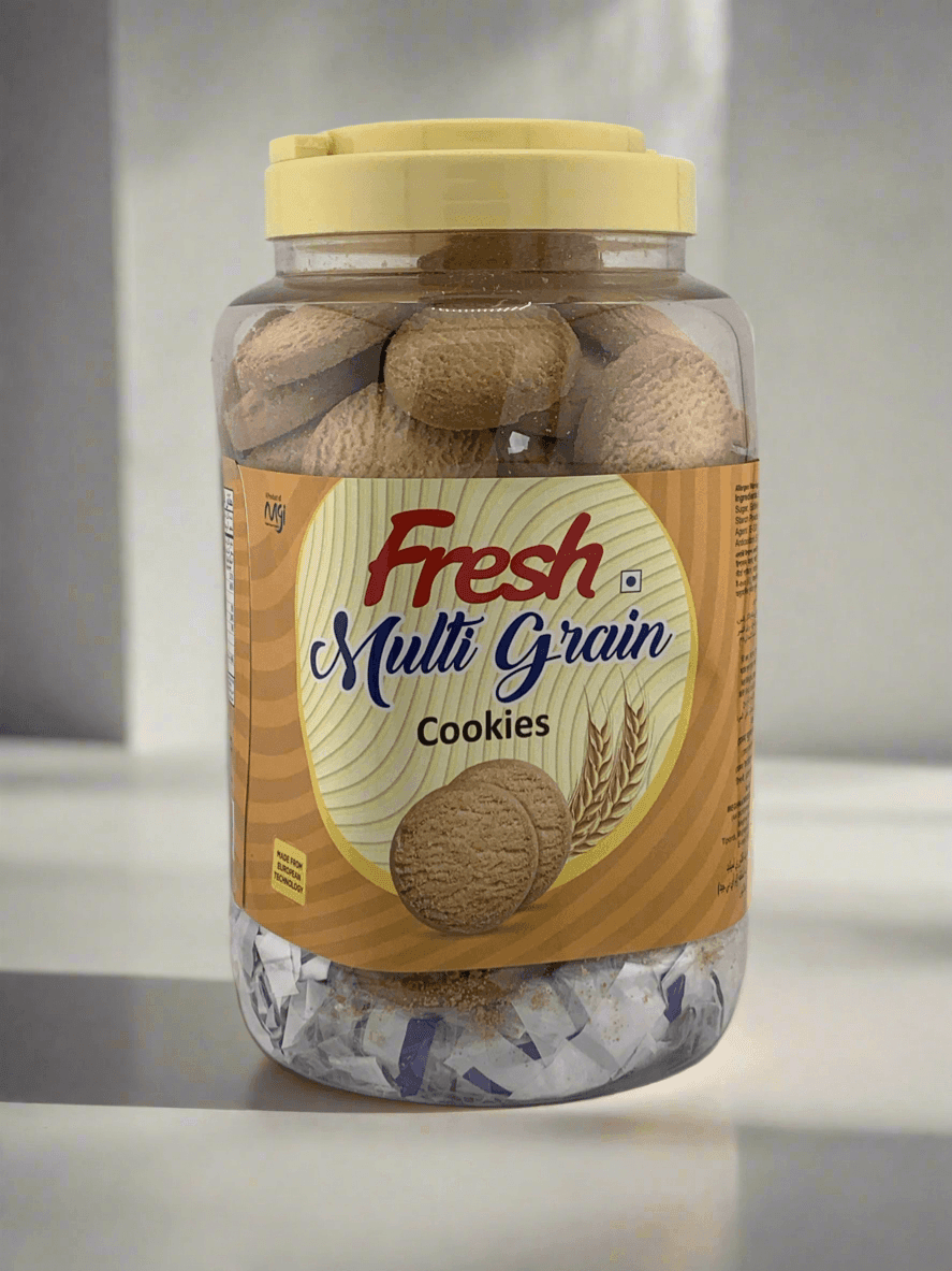 Fresh Multi Grain Cookies Jumbo Jar 900g - AL MODINA
