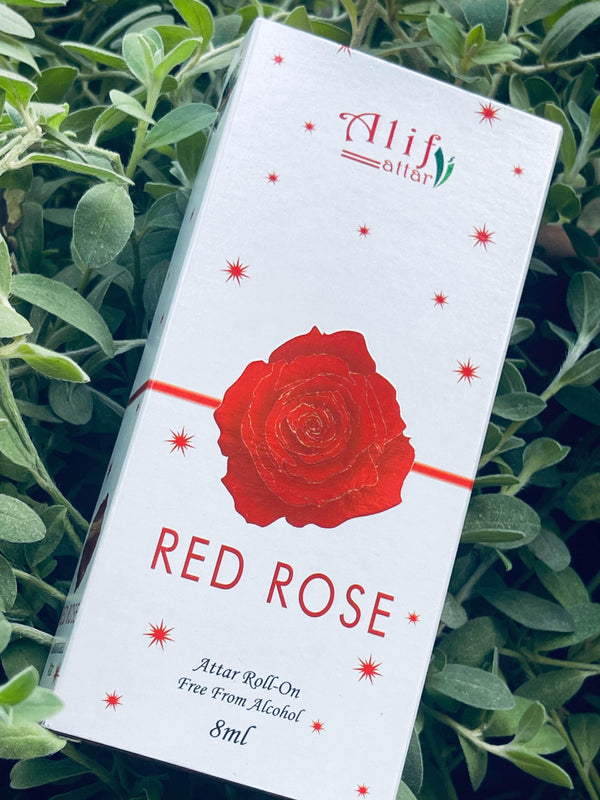 RED ROSE ATTAR 8ml - AL MODINA