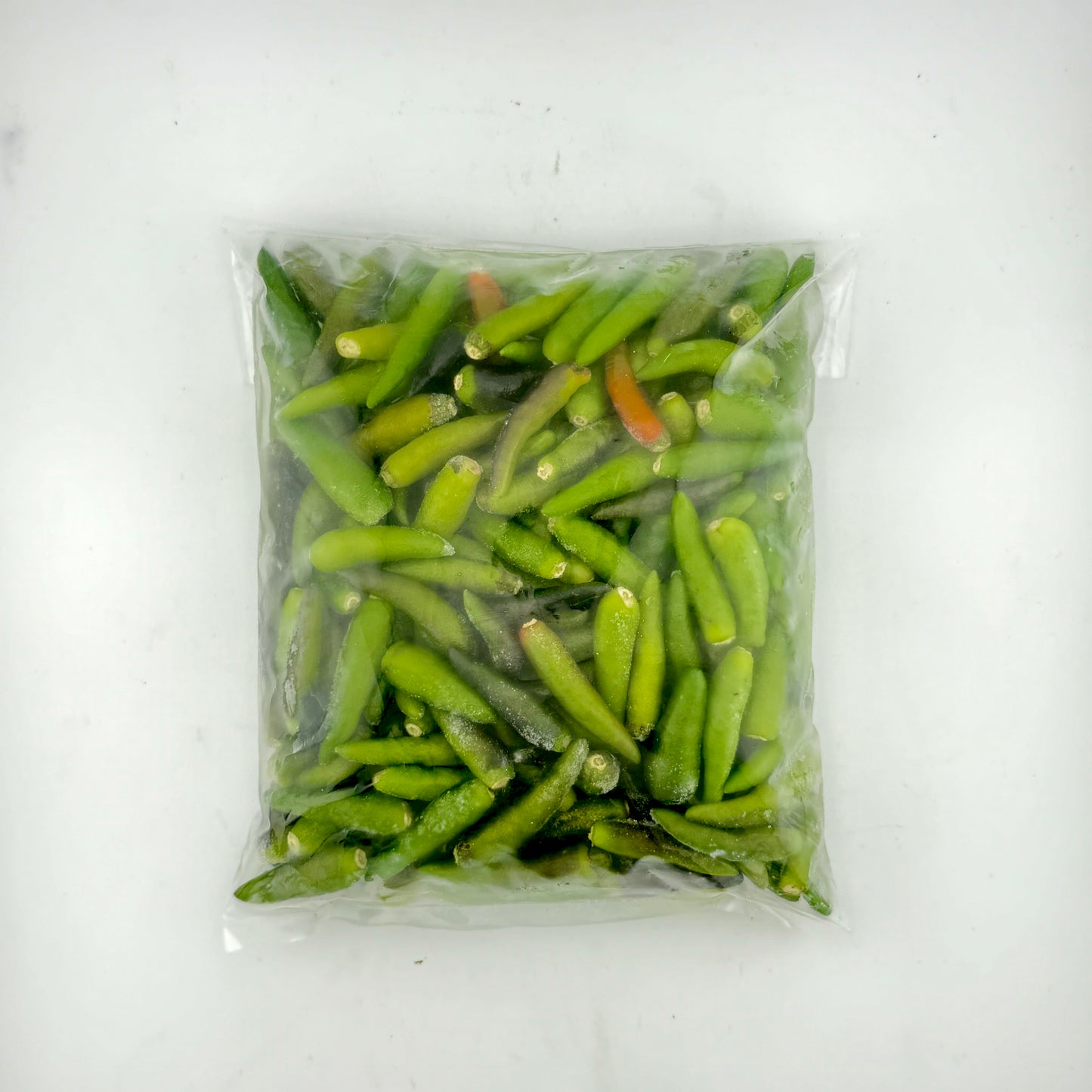 GREEN CHILLI WHOLE 500g Frozen