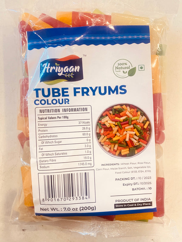 Hariyaan Tube Colour Fryums 200g - AL MODINA
