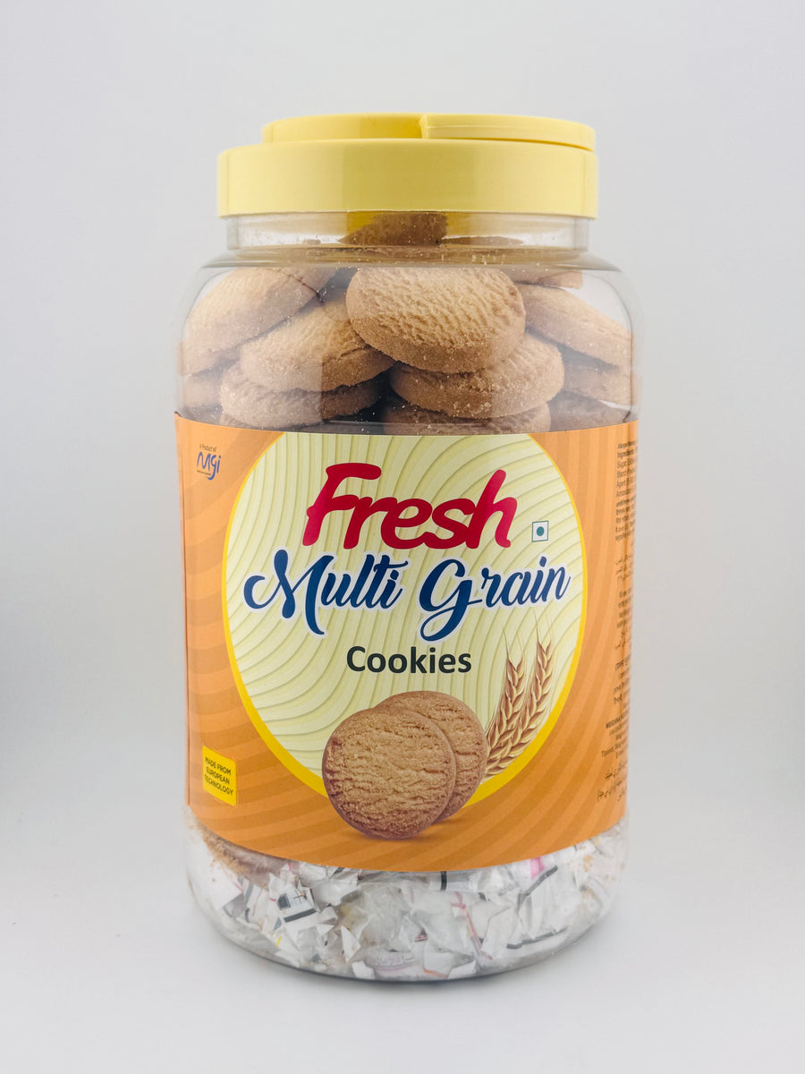 Fresh MultiGrain Cookies Big Jar 900g - AL MODINA