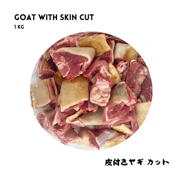 Halal goat meat with skin 1kg in Japan by AL MODINA Halal Food