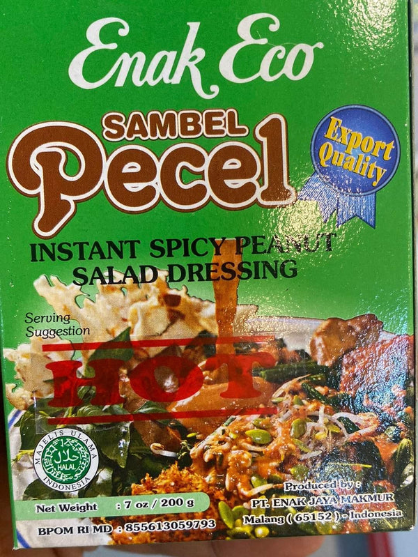 SAMBEL PECEL HOT 200g By Enak Eco - AL MODINA