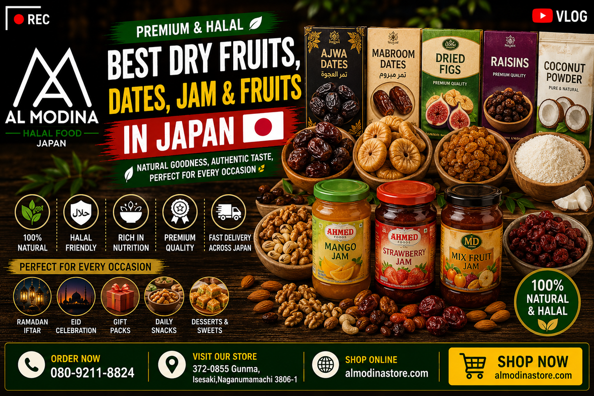 Best Dry Fruits, Dates, Jam & Fruits in Japan | Halal Collection