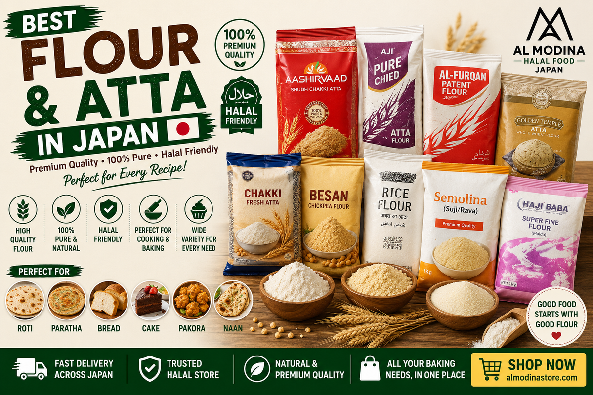 Best Flour & Atta in Japan | Halal Baking & Cooking Essentials