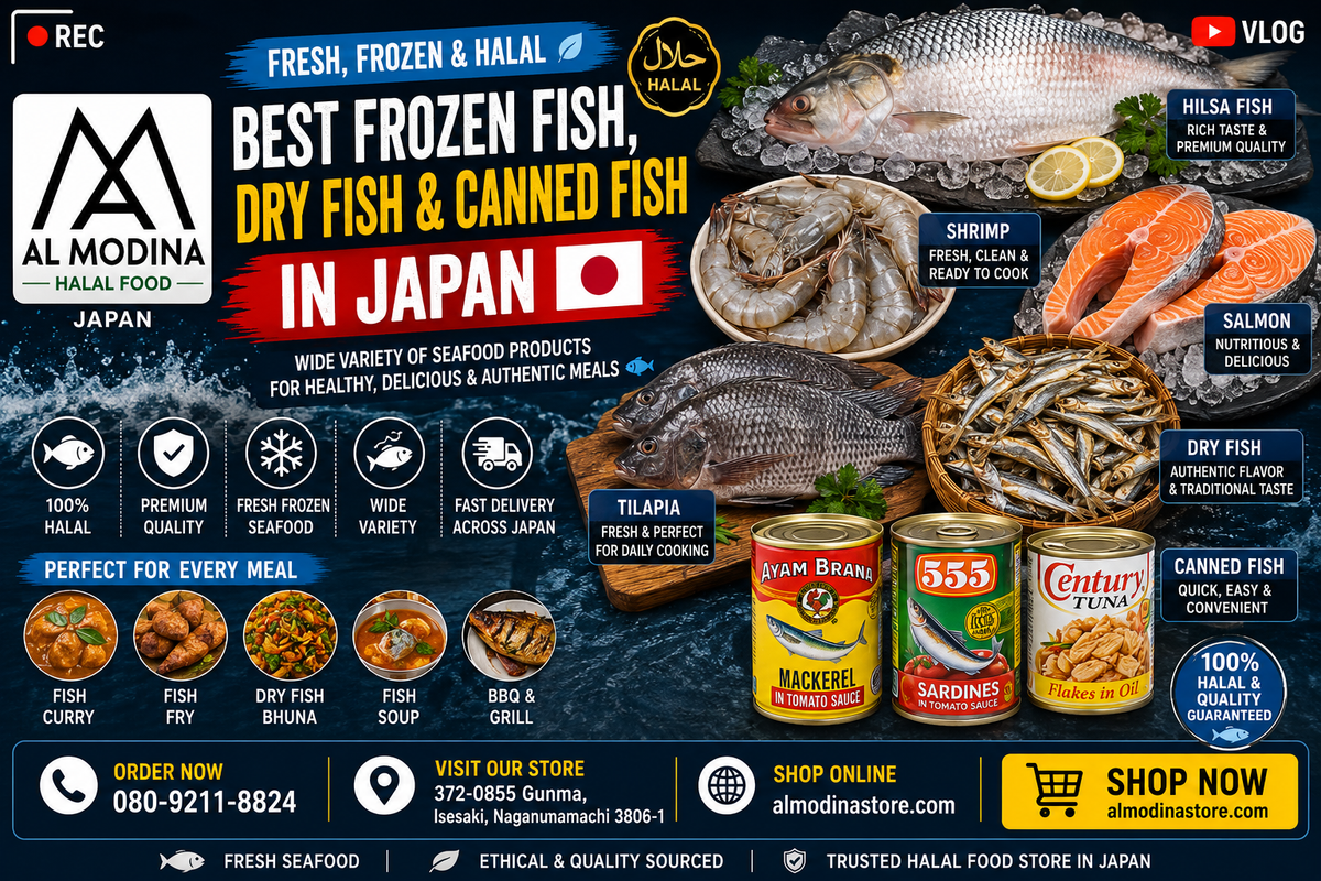 Best Frozen Fish, Dry Fish & Canned Fish in Japan | Halal Seafood