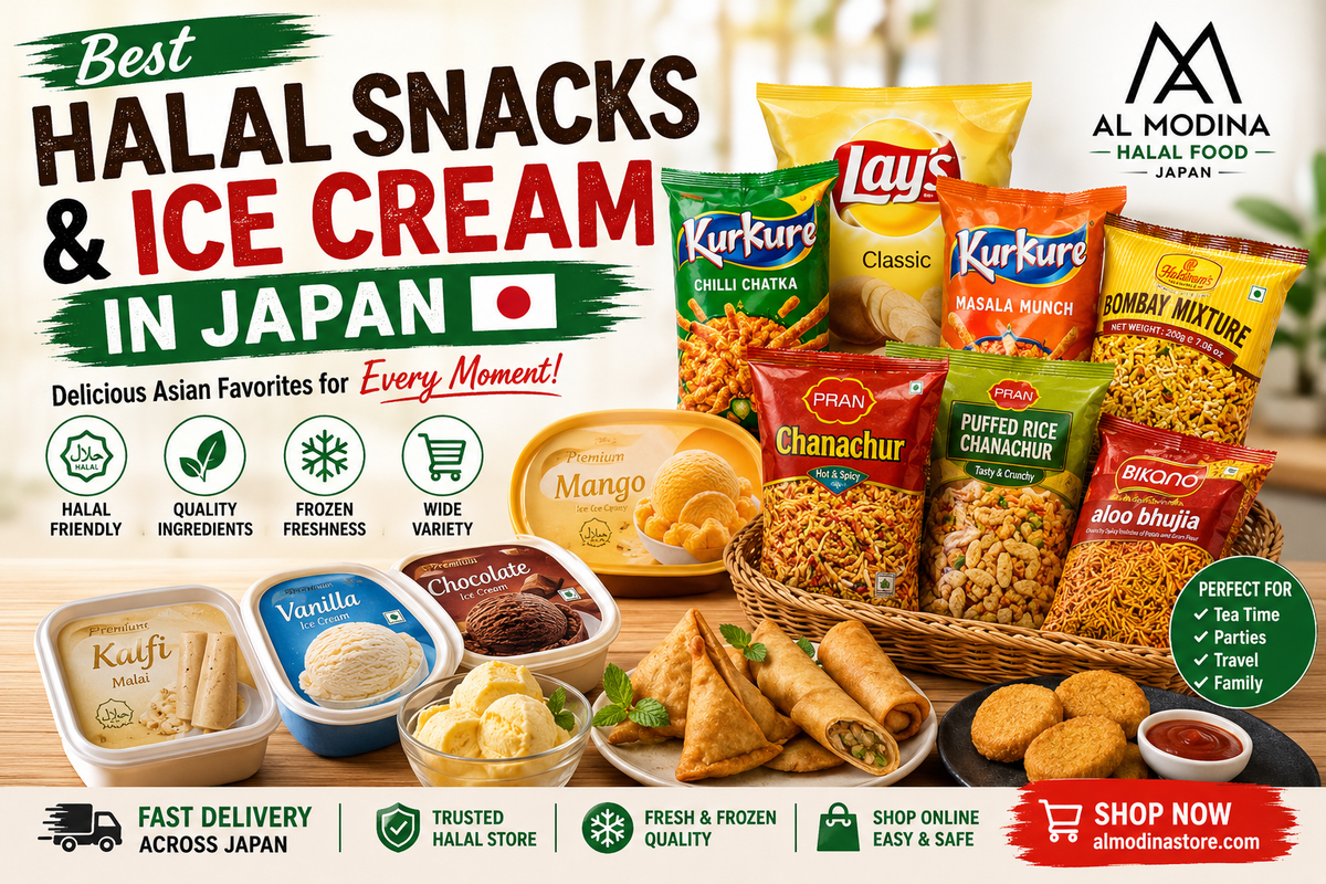 Best Halal Snacks & Ice Cream in Japan | Asian Favorite Treats