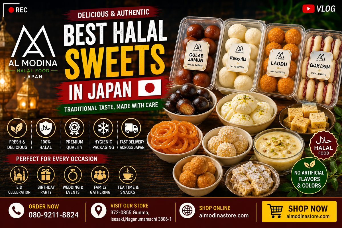 Best Halal Sweets in Japan | Traditional Sweet Collection