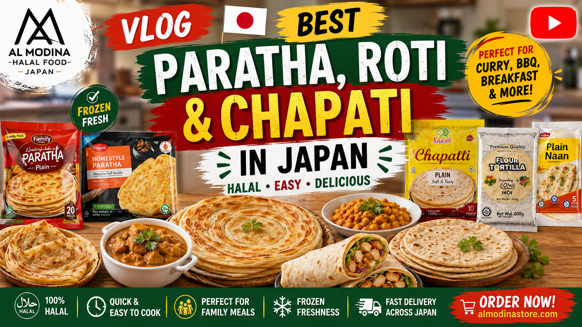 Best Paratha, Roti & Chapati in Japan | Halal Frozen Bread Collection