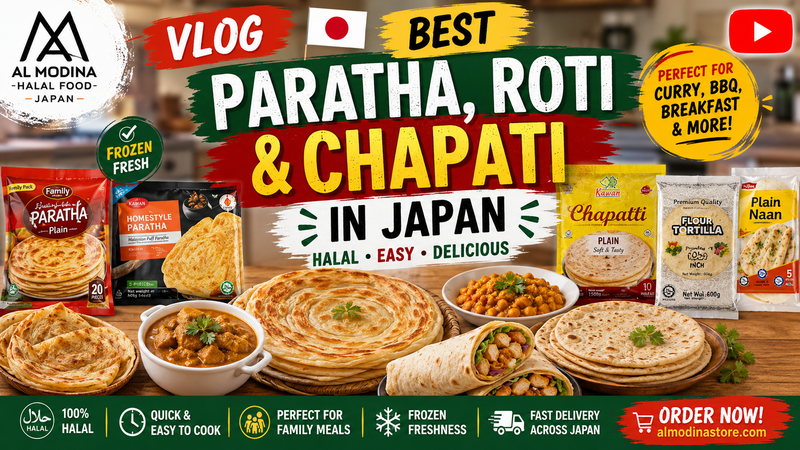 Best Paratha, Roti & Chapati in Japan | Halal Frozen Bread Collection