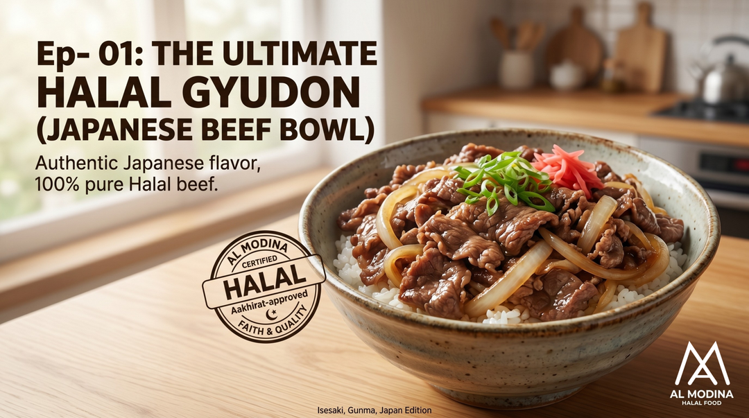Ep- 01: The Ultimate Halal Gyudon (Japanese Beef Bowl)