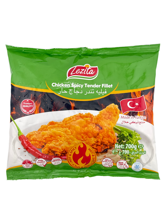 Chicken Spicy Tender Fillet 700g By Lezita