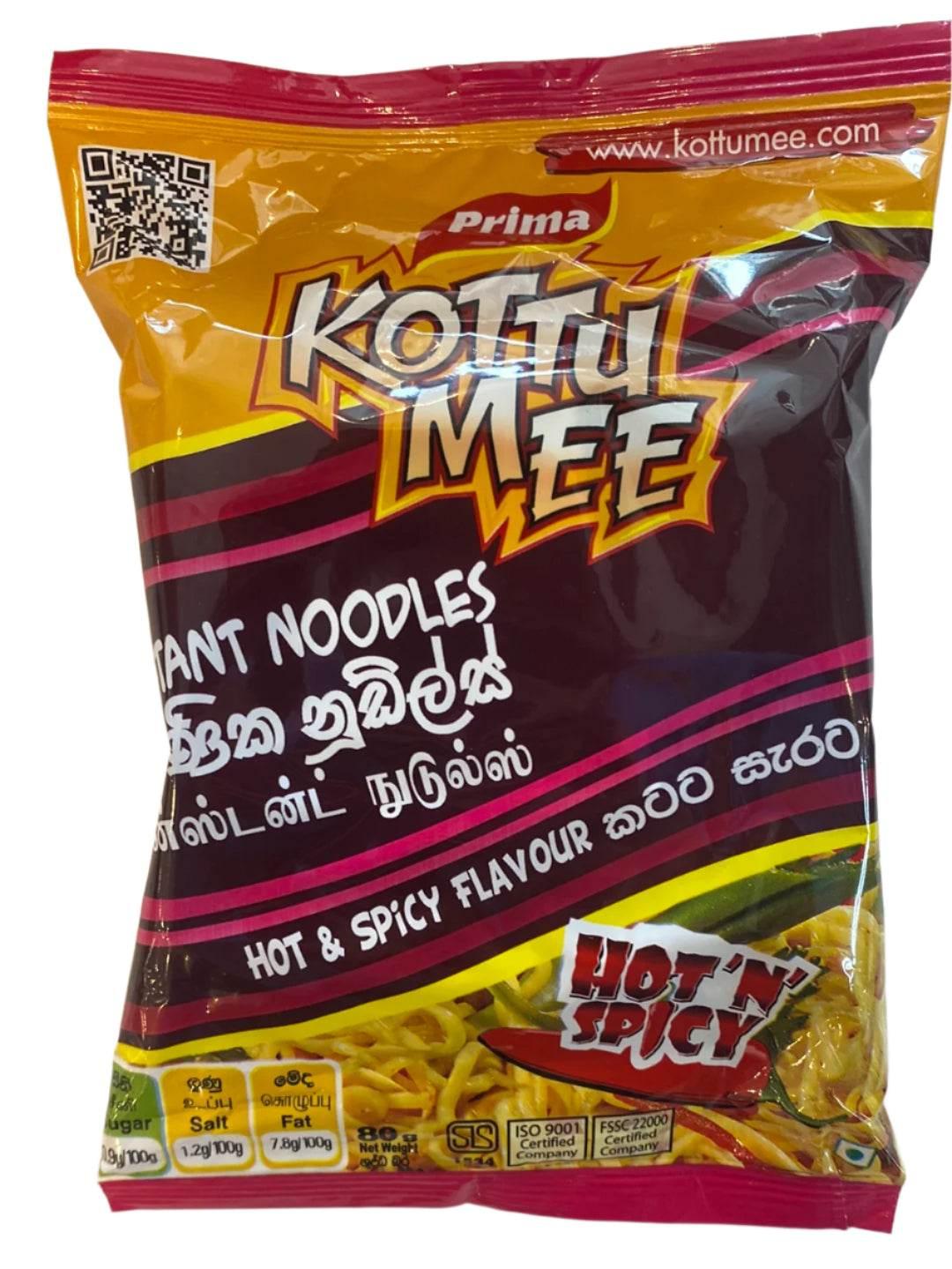KOTTU MEE HOT&SPICY 80g noodles - AL MODINA