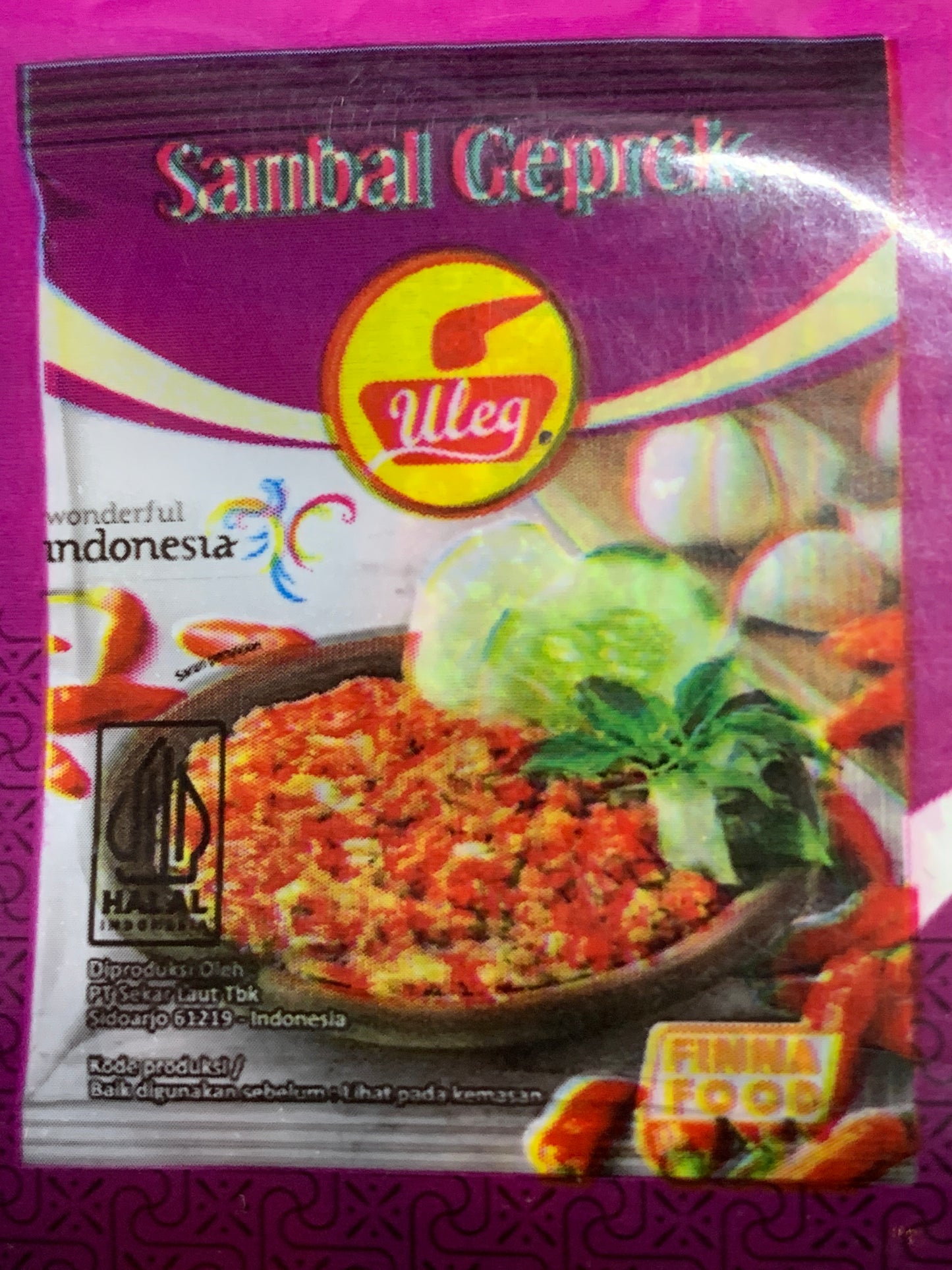 Sambal geprek asli