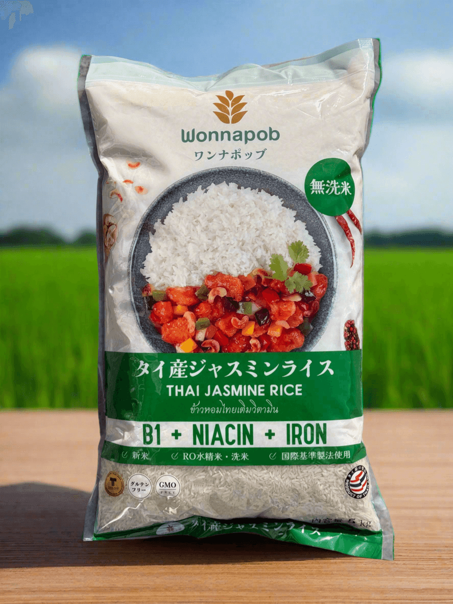THAI JASMINE Rice 5 kg(Wonnapob) - AL MODINA
