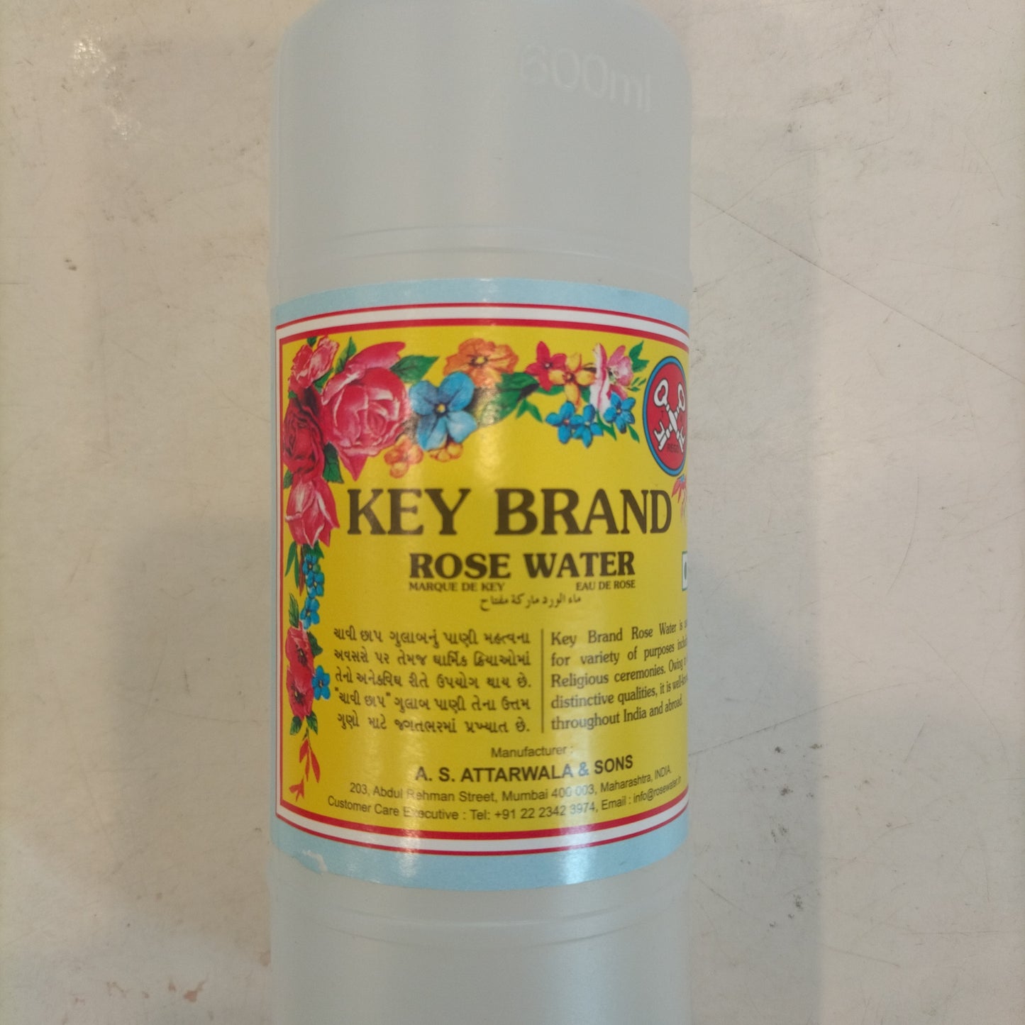 Rose Water Key Brand 600ml