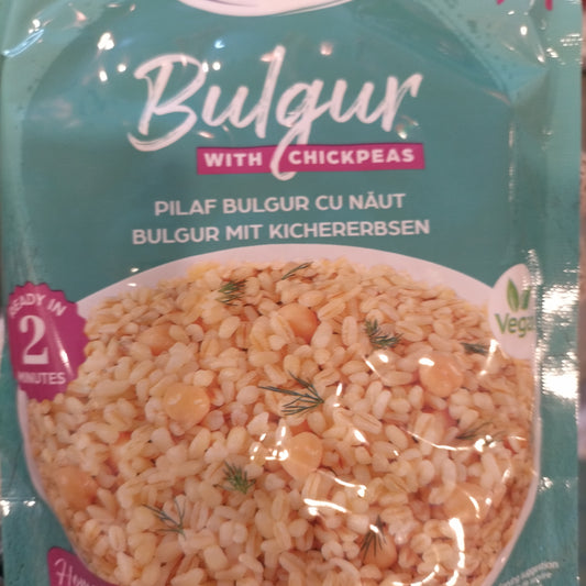 Bulgur with chickpeas 250g by Legume Ready to Eat