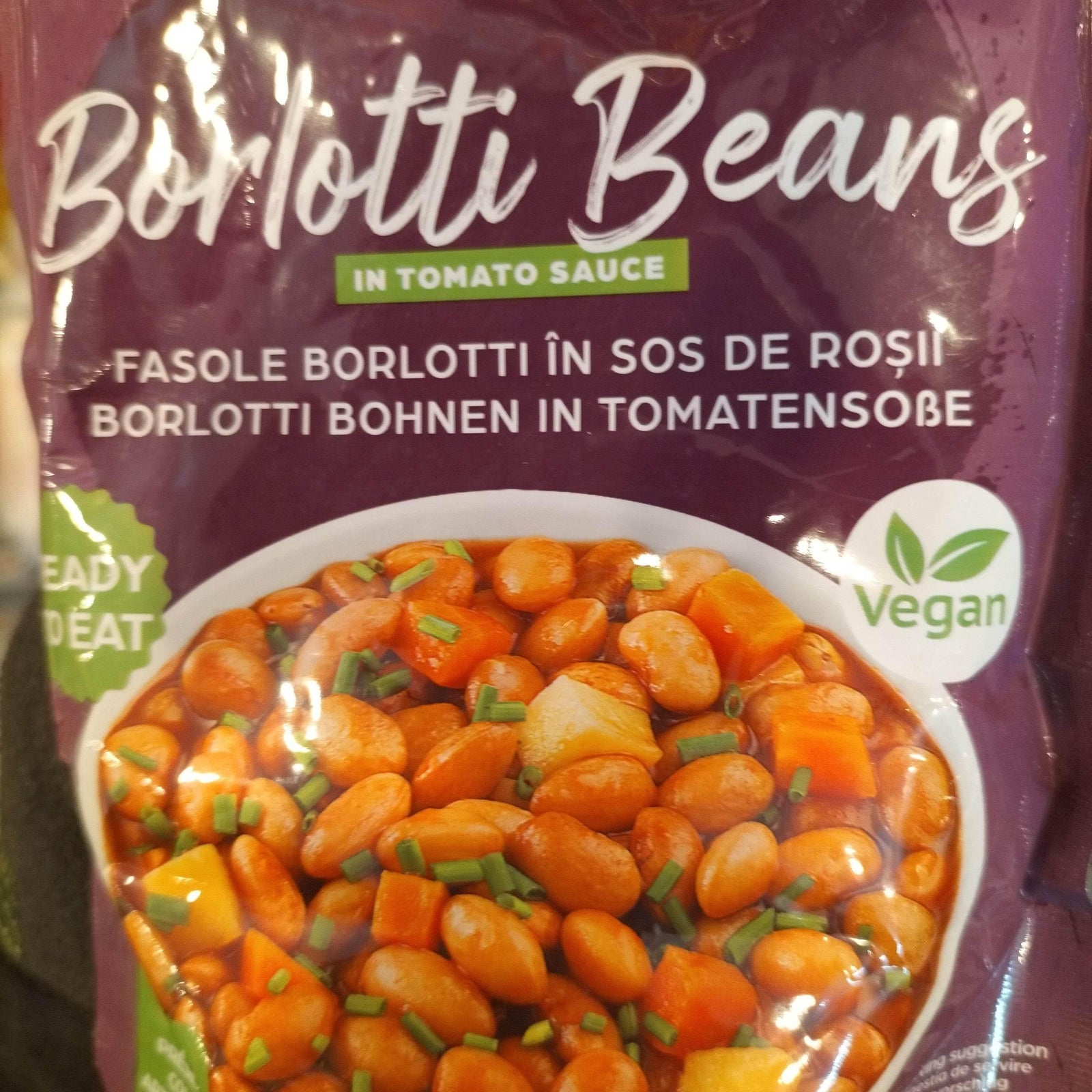 Borlotti beans in Tomato sauce 400g - AL MODINA