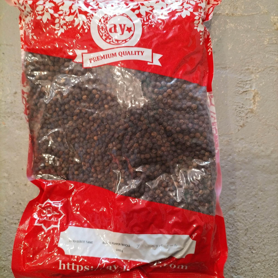 Black PEPPER WHOLE 1kg - AL MODINA