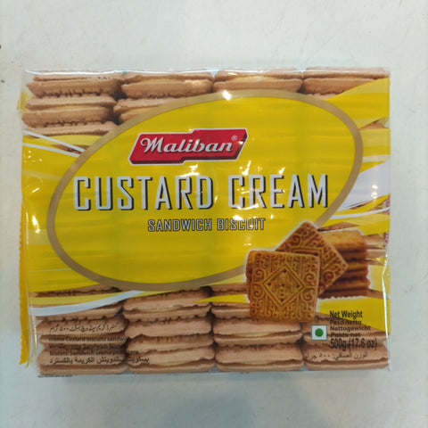 Custard cream  Sandwich Biscuit Maliban 500g