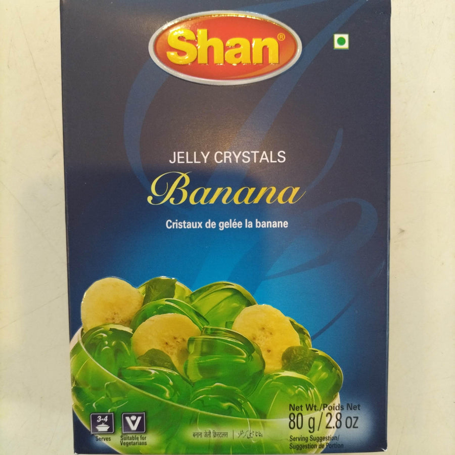 Jelly Crystals Banana SHAN 80g - AL MODINA