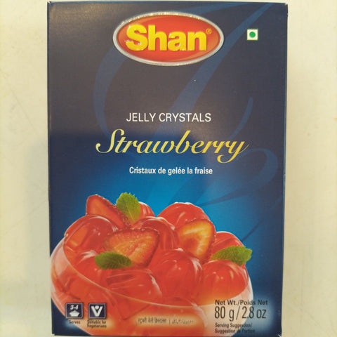 Jelly Crystals Strawberry SHAN 80g