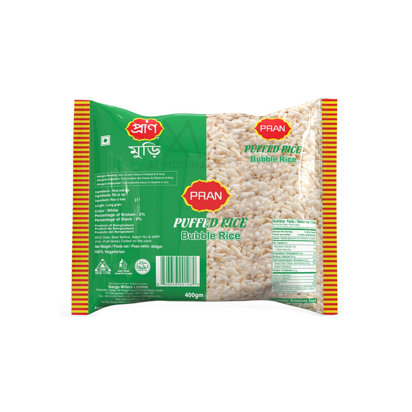 Pran puffed rice, 200g pack