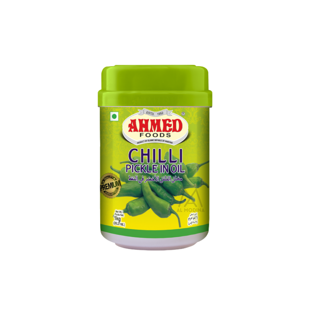 Chilli Pickle in Oil 1 Kg Ahmed - AL MODINA