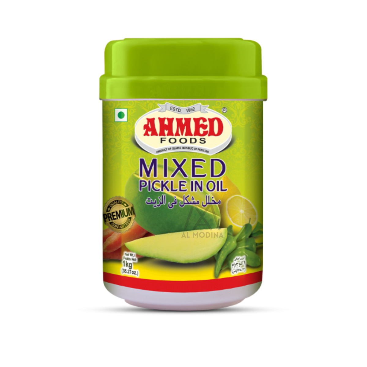 Ahmed mixed pickle in oil, 1kg jar