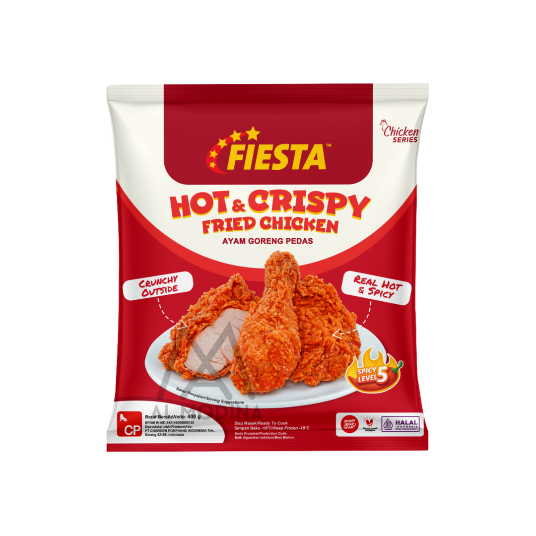 Hot &amp; Crispy Fried Chicken 400g Fiesta