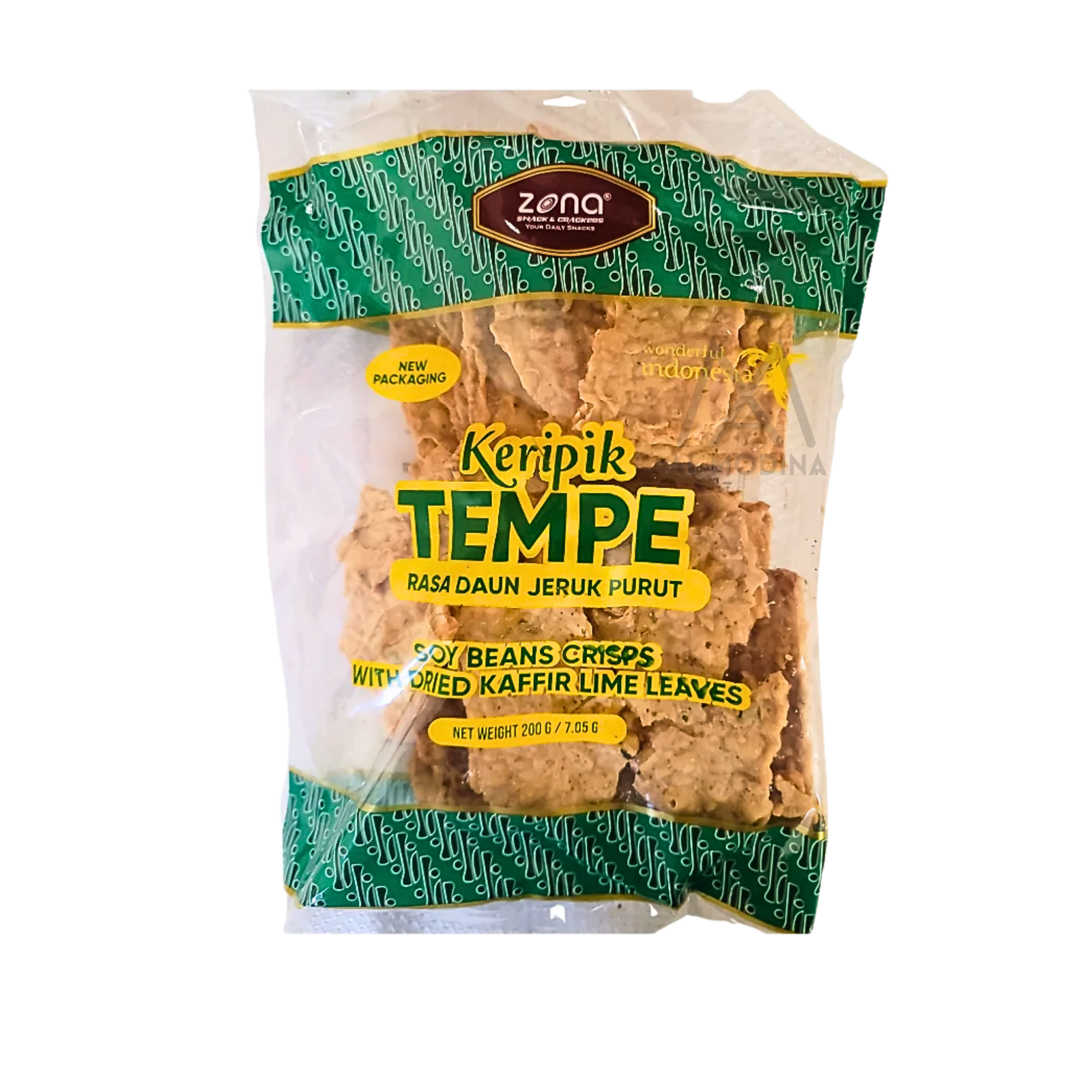 Keripik Tempe Rasa Daun Jeruk Purut - AL MODINA