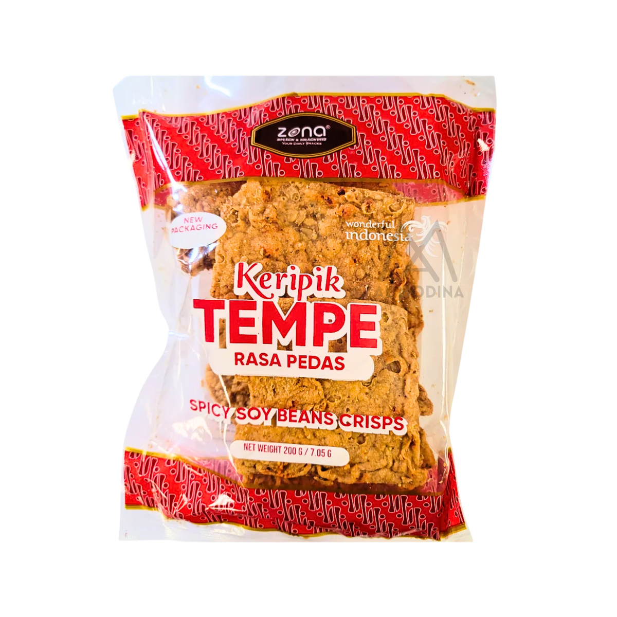 Spicy Soy Beans Grisps (keripik tempe rasa pedas)