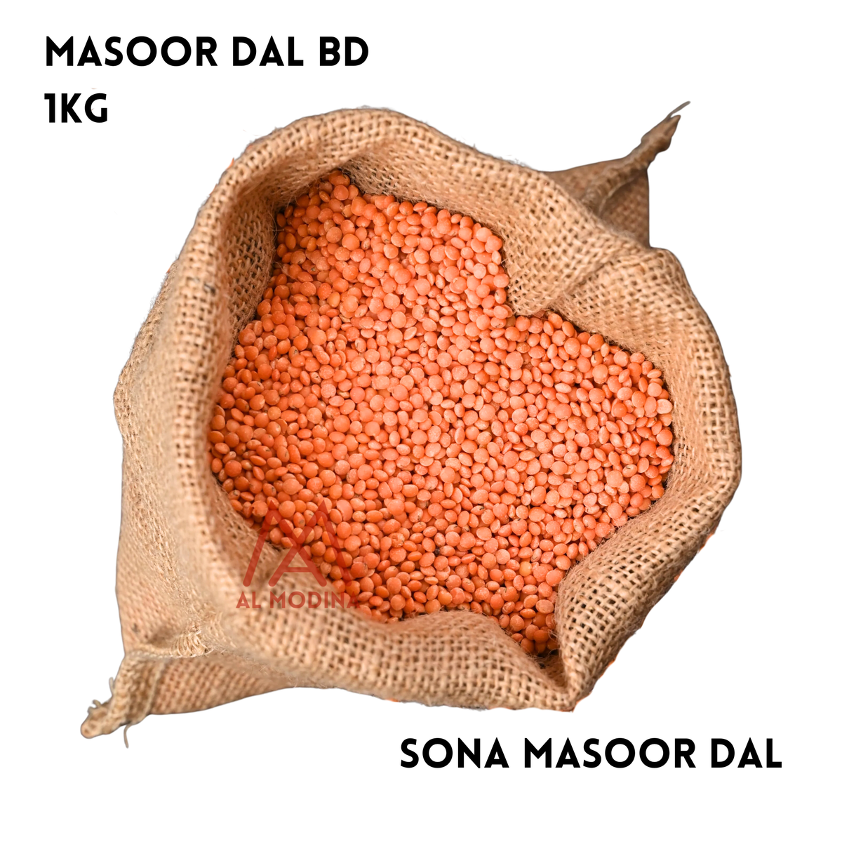 MASUR DAL (BANGLADESHI) 1Kg (Sona Masoor Dal) - AL MODINA