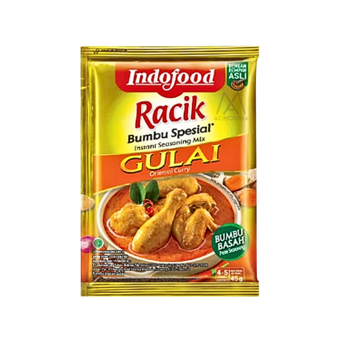 Gulai Oriental Curry Seasoning mix 45g - AL MODINA