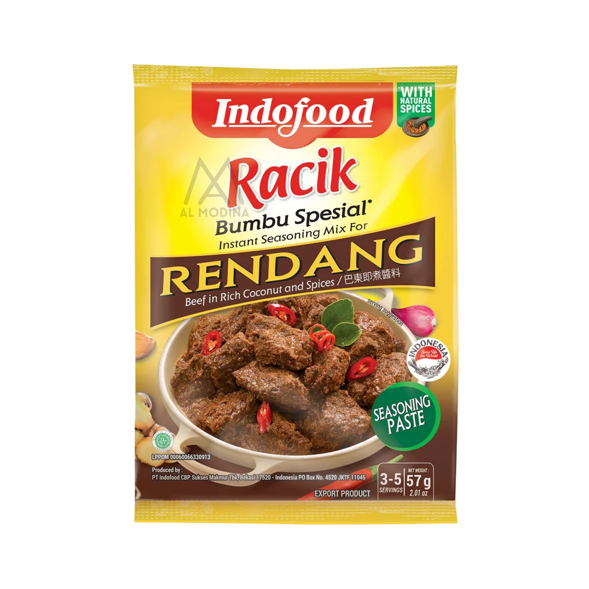 Indofood Rendang instant seasoning mix