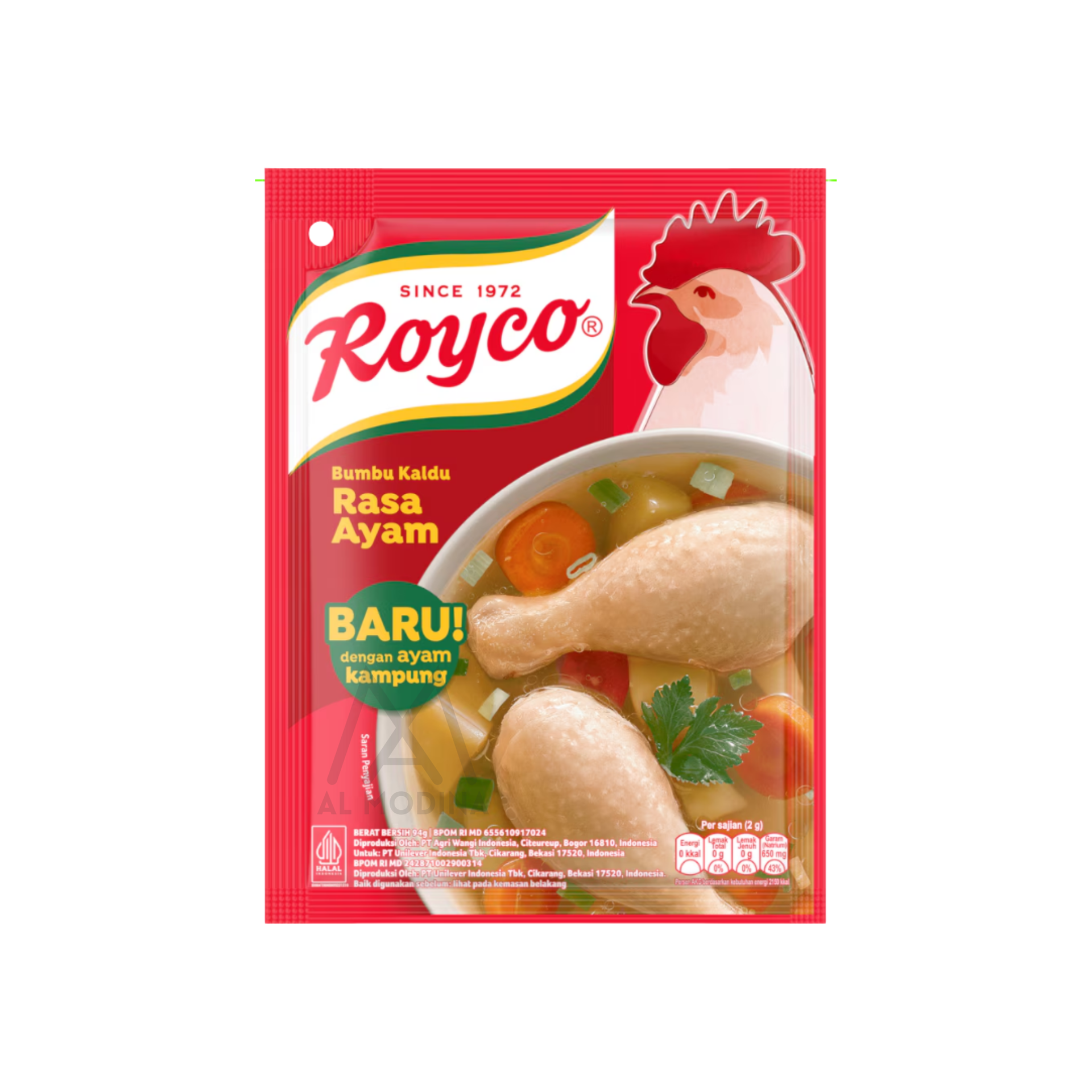 原味オリジナルチキンスープ (60ml×20袋)常温 ROYCO チキンスープ | ハラルインスタントスープパウダー – Al Modina