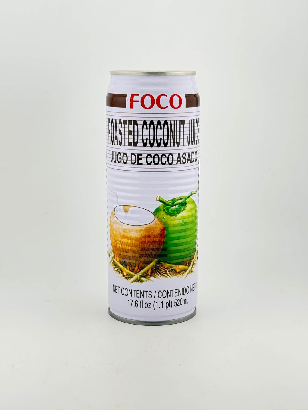 Roasted Coconut Juice Canned by FOCO 520ml - AL MODINA