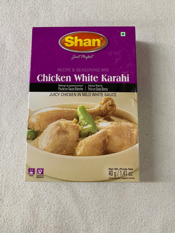 Chicken White Karahi Shan