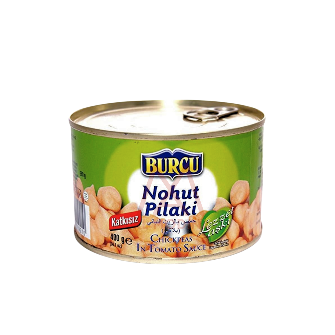 CHICKPEAS IN TOMATO SAUCE (NOHUT PILAKI) 400G BURCU